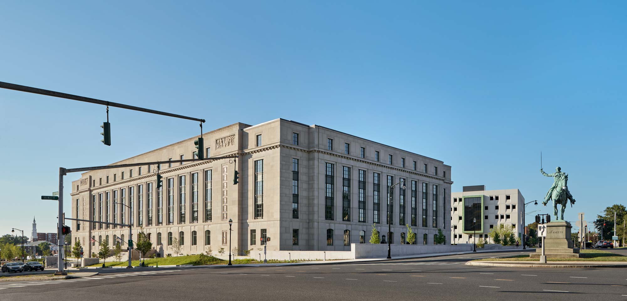 The facade of 165 Capitol Ave, Hartford, CT