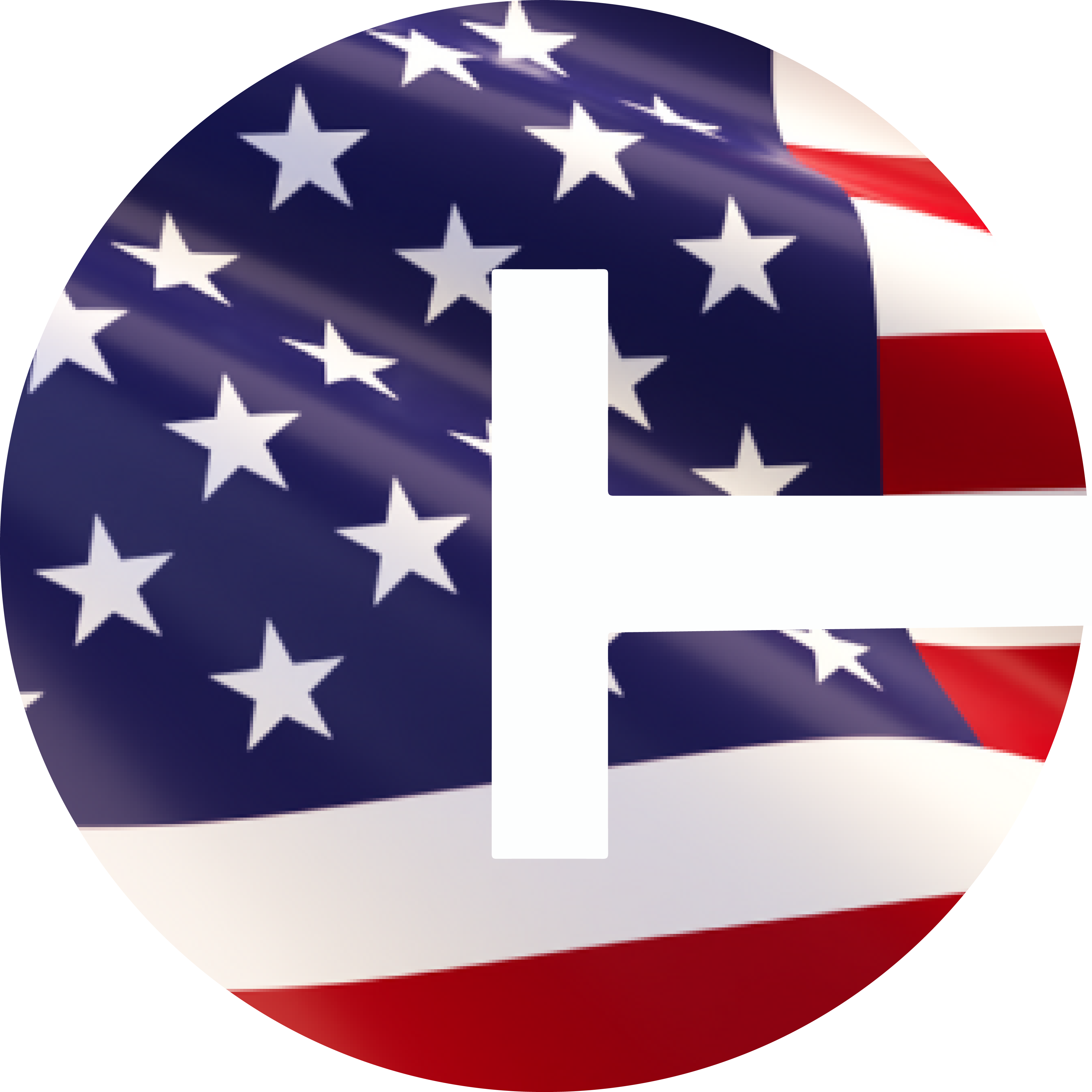 American flag within the Connecticut logo