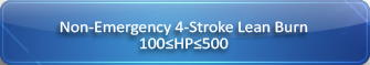 Non-emergency 4-stroke lean burn, rated between 100 and 500 horsepower, inclusive