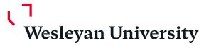 wesleyan university geology