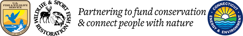 Federal Aid in Wildlife Restoration logo and tagline.