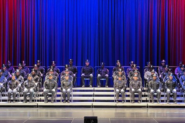 Police graduation photo