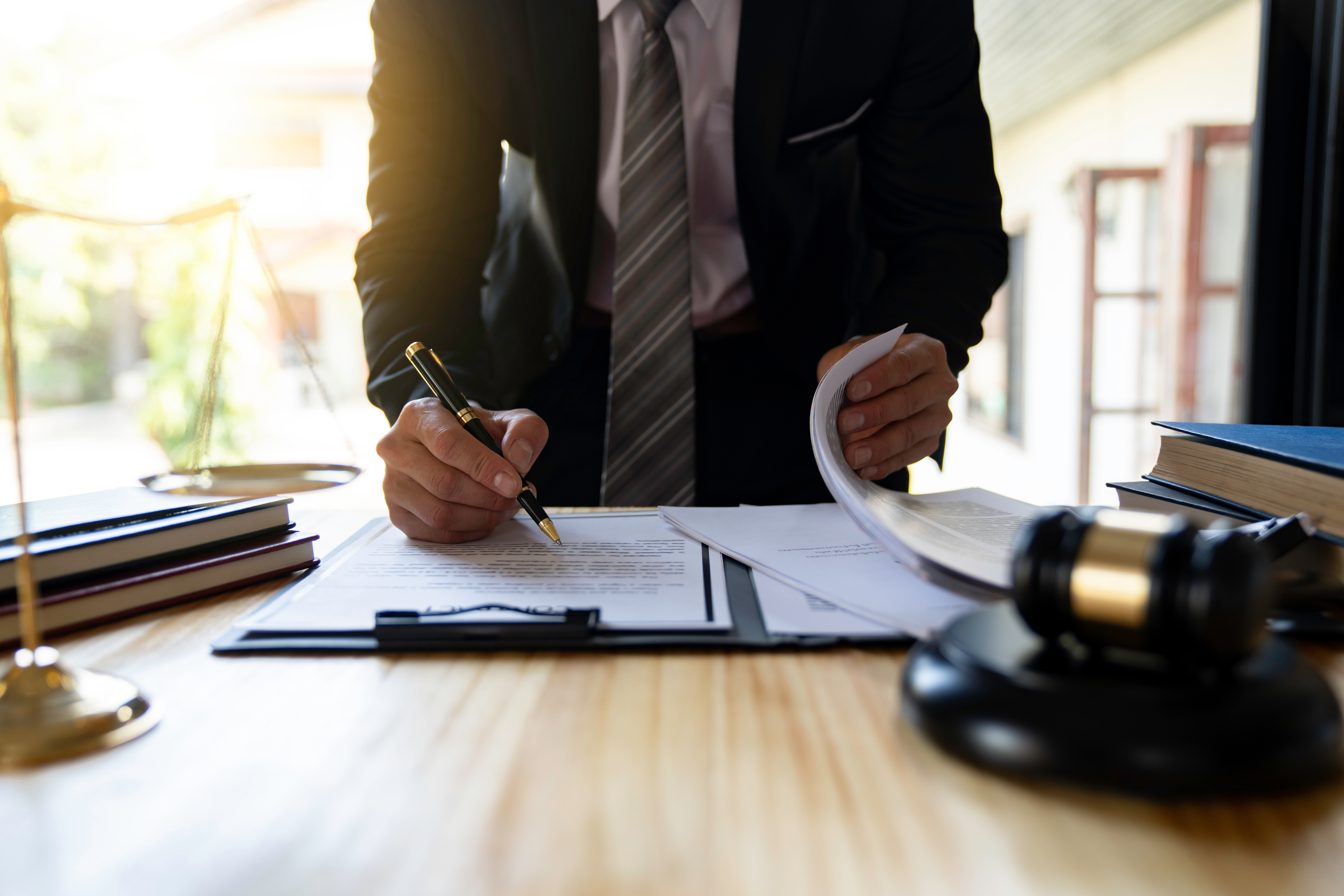 Attorney signing in licencing forms
