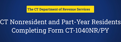 ct nonresident and part-year residents completing form ct-1040NR/PY