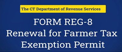 Form REG-8 Renewal for Farmer Tax Exemption Permit