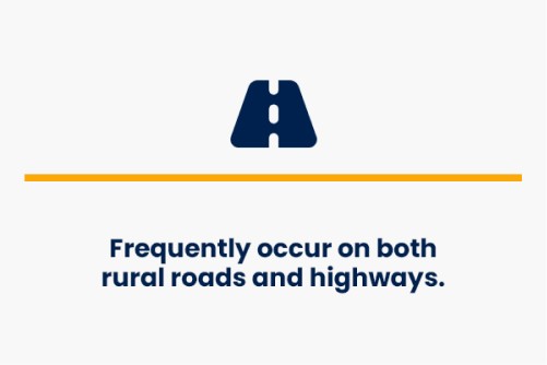 drowsy driving accidents frequently occur on both rural roads and highways.