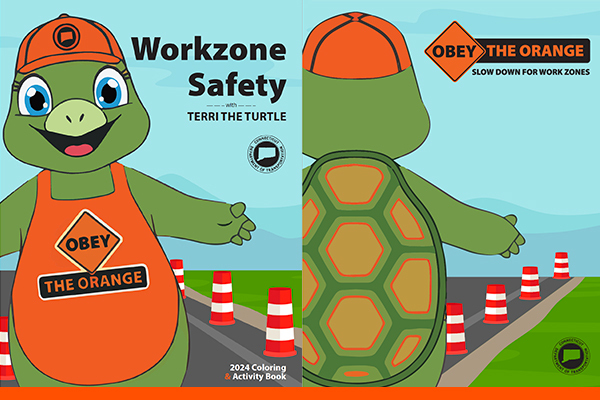 terry the turtle - obey the orange mascot