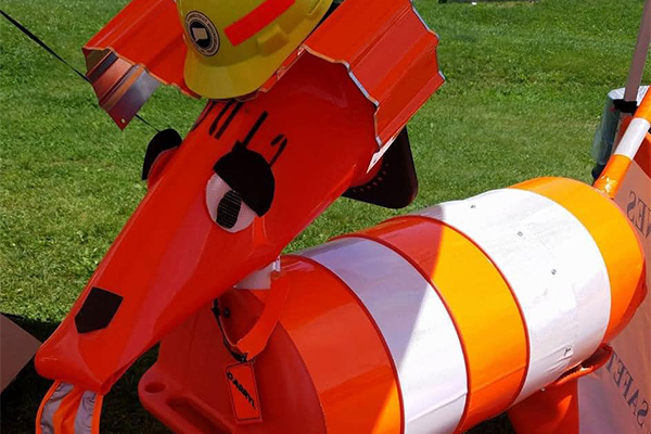 darryl the barrel mascot