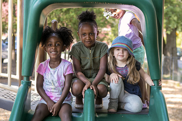 kids in playground