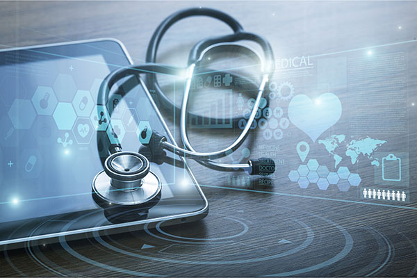 stethoscope on desk