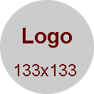 Circle logo placeholder - 133x133px