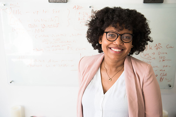 young black female teacher