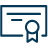 icon showing a certificate and ribbon